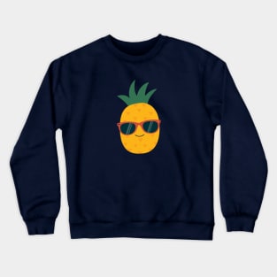 Funny Tropical Pineapple Summer T-Shirt Crewneck Sweatshirt